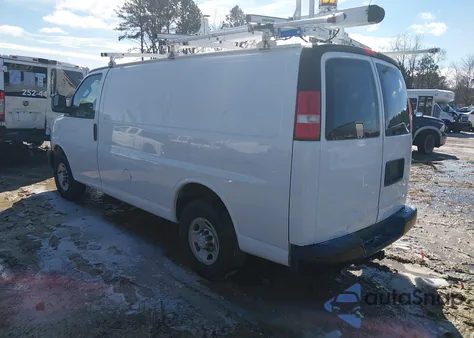 2016 Chevrolet Express 2500 Work Van z USA, uszkodzony, nr VIN 1GCWGAFF3G1313751